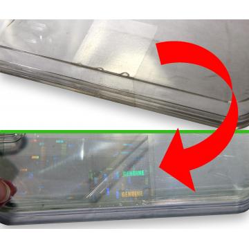 Transparent sealing film with a hidden hologram - 50m