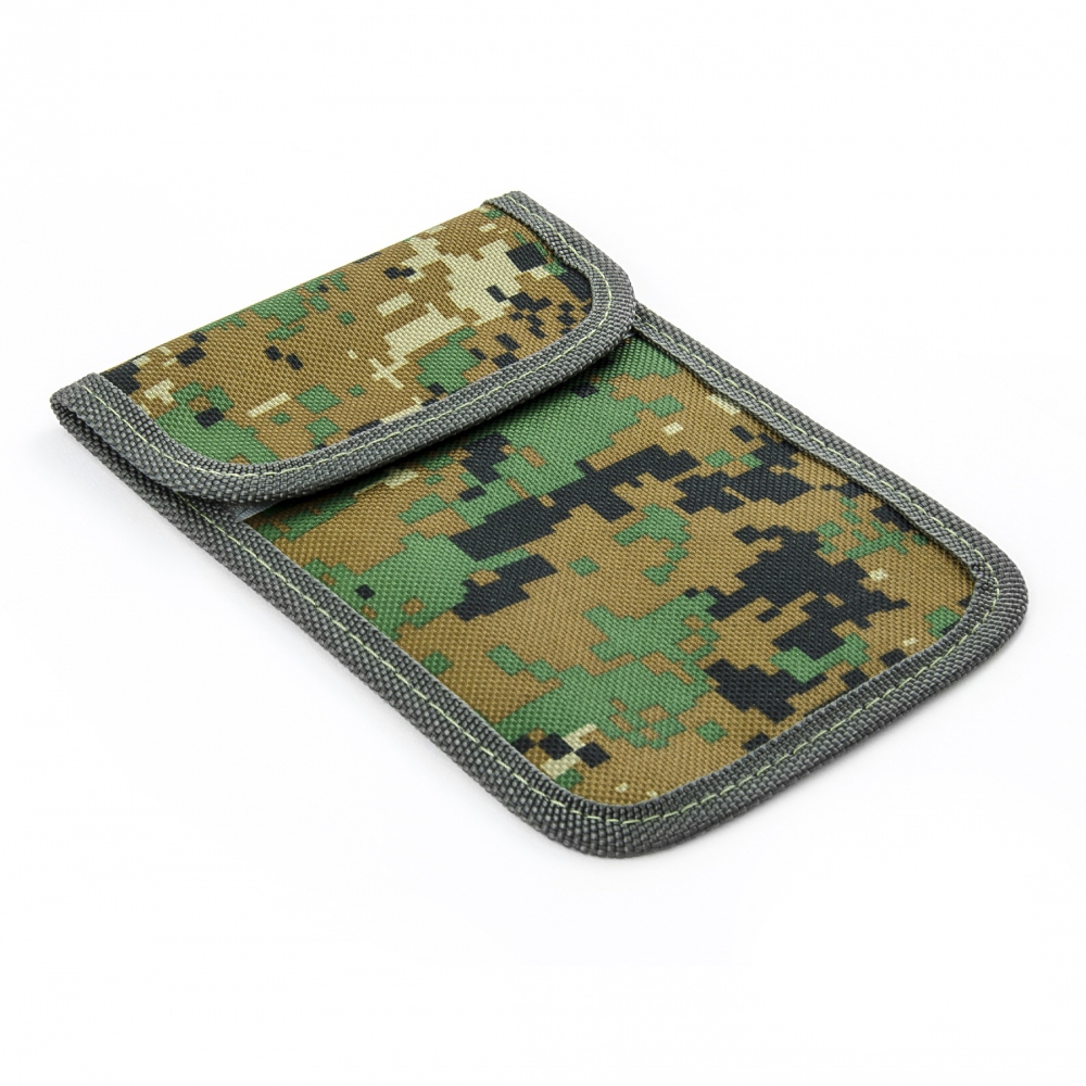 Shielding case for the phone to protect against interception and localization - military pattern
