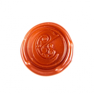 Hand wax stamp (seal) – Decorative letter C