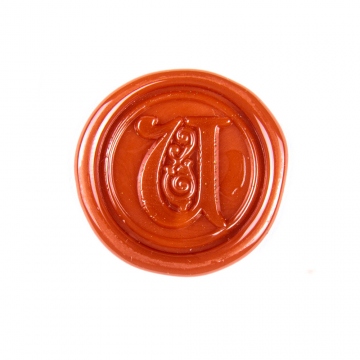 Hand wax stamp (seal) – Decorative letter U