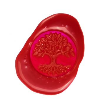 Hand wax stamp (seal) – Tree of Life