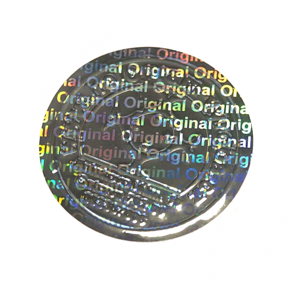 Circular hologram for dry impression