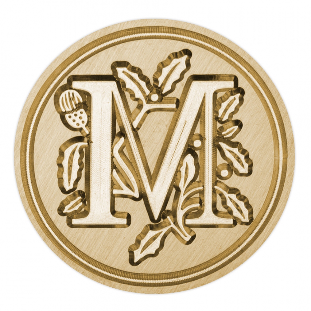 Premium AI Image | Luxury ornate letter M Vintage decorative element for  design letter M logo
