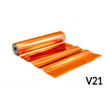 Hot Stamping foil - V21 glossy orange – copper 