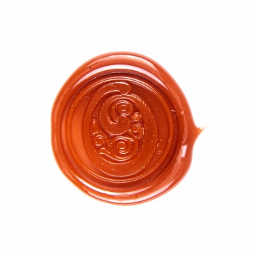 Hand wax stamp (seal) – Decorative letter O