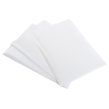Self-adhesive white A4 film for printing and creating stickers