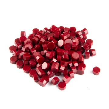 Mailable sealing wax red - beads 30g - Type 1