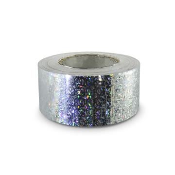 Hologram self-adhesive tape 50 mm, pattern of shards and circles