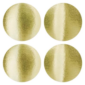 Round sticker to highlight the dry impress - gold 45mm