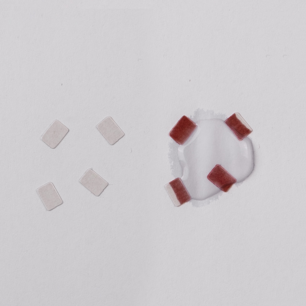 Self-adhesive labels for detection and indication of humidity 6x4mm