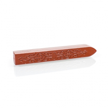 Sealing wax to the seal stamp type 4 - red brown