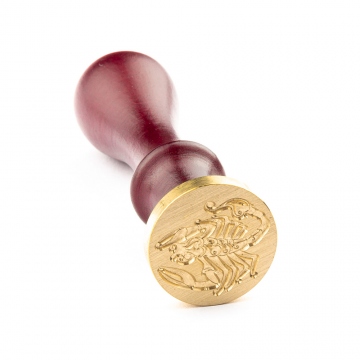 Hand wax stamp (seal) – Signs of the Zodiac / Scorpio (24 October – 22 November)