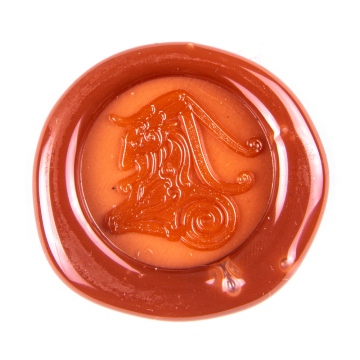 Hand wax stamp (seal) – Signs of the Zodiac / Capricorn (22 December – 20 January)