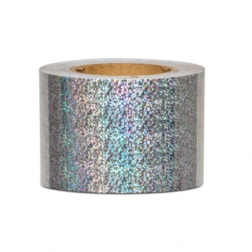 Hologram self-adhesive tape 100 mm, silver casters
