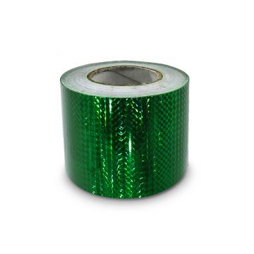Hologram self-adhesive tape 100 mms, green squares pattern