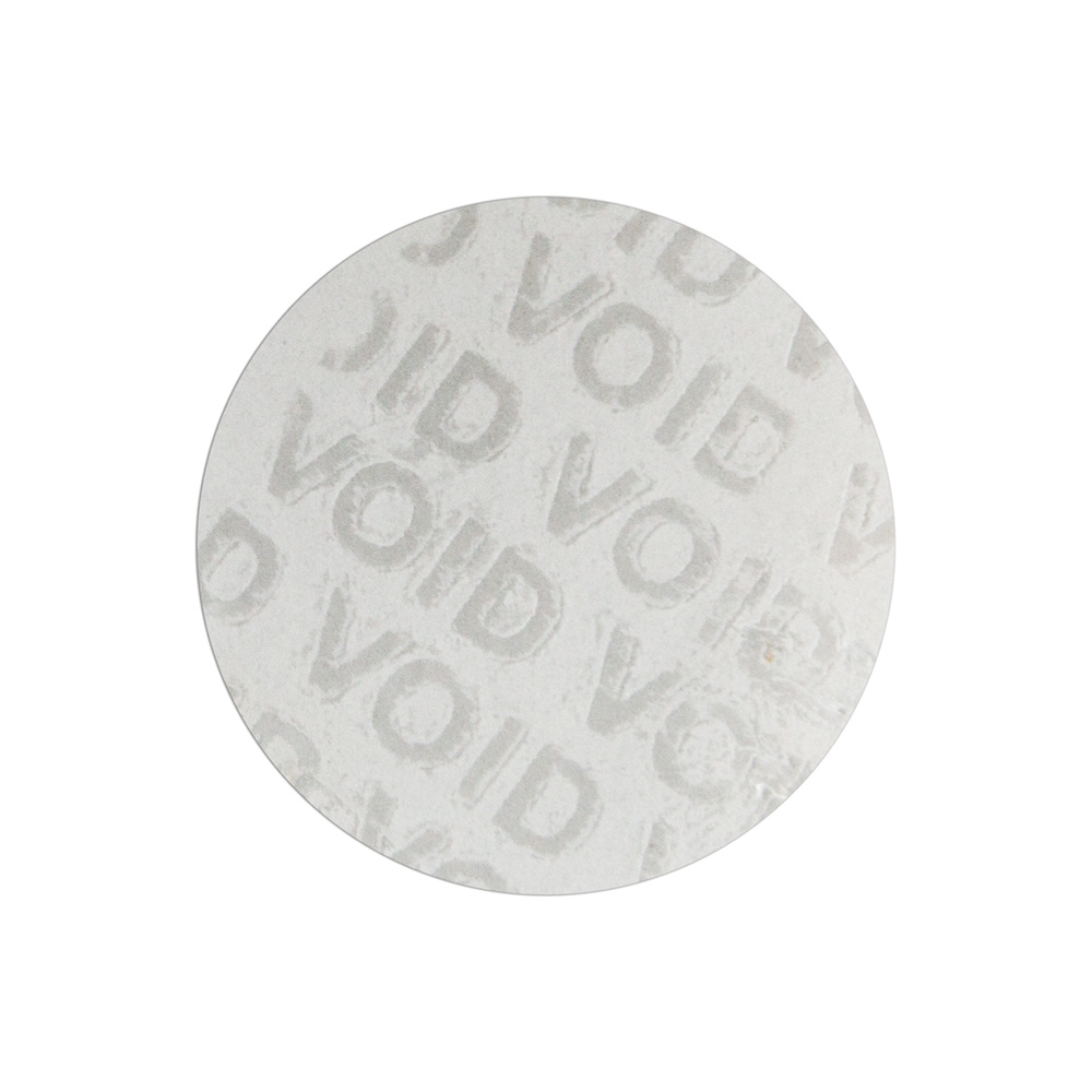 VOID transparent sticker 25 mm