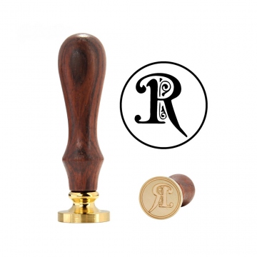 Hand wax stamp (seal) – Decorative letter R