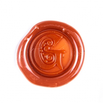 Hand wax stamp (seal) – Decorative letter G