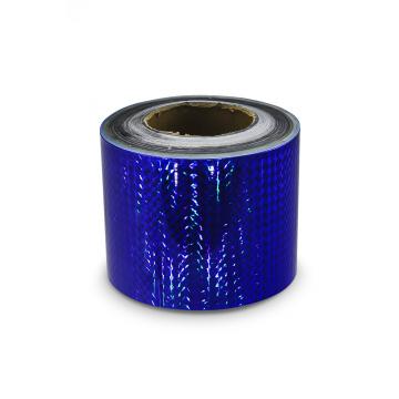 Hologram self-adhesive tape 100 mms, blue squares pattern