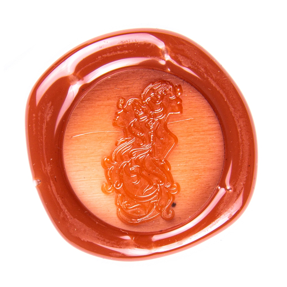 Hand wax stamp (seal) – Signs of the Zodiac / Gemini (22 May – 21 June)
