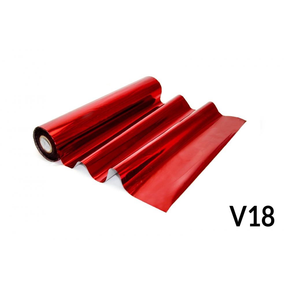 Hot Stamping foil - V18 glossy red 