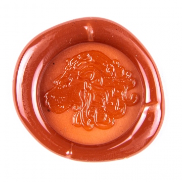 Hand wax stamp (seal) – Signs of the Zodiac / Leo (23 July – 22 August)