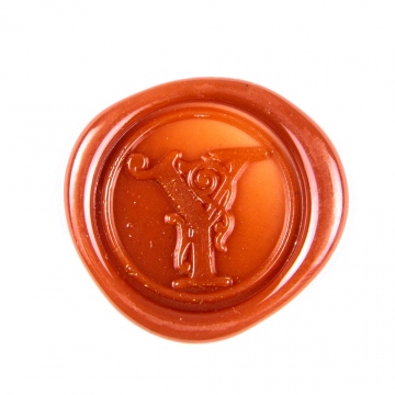 Hand wax stamp (seal) – Decorative letter Y